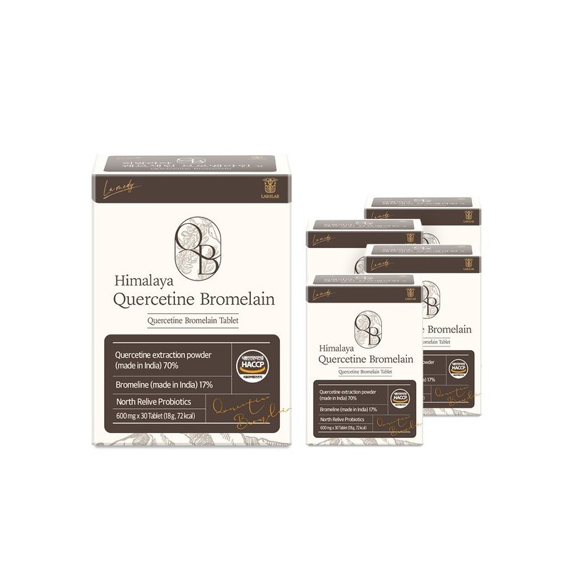 Lap on Lap 랩온랩 히말라야 퀘르세틴 브로멜라인 30정 Lap on