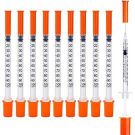 16pcs/Pack 1ml Multiple Uses Measuring Tools with 31G*6mm 30G*8mm Plastic Tube , Laboratory Accessories