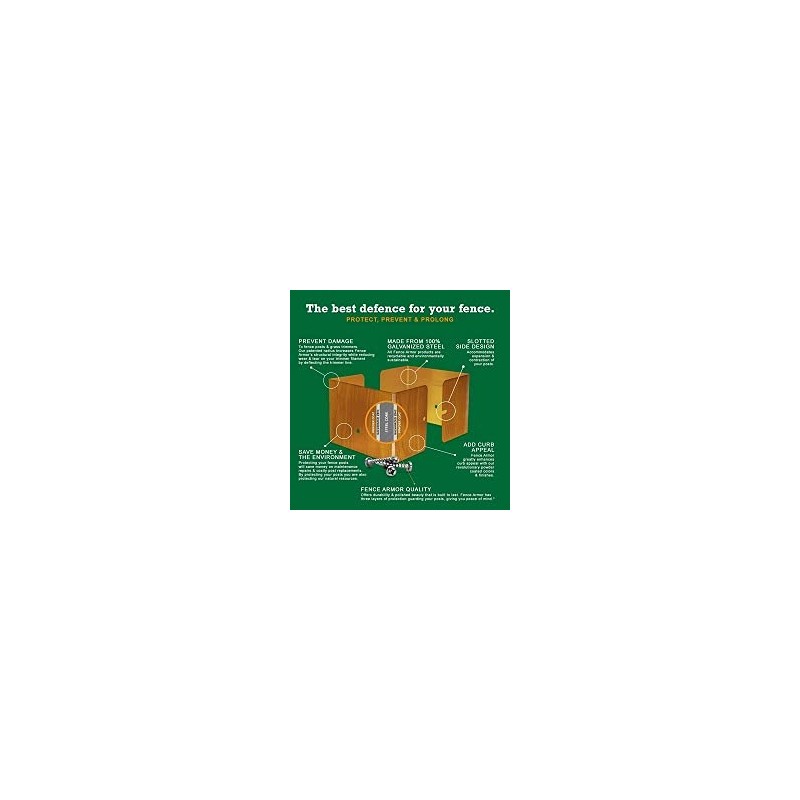 Fence Post Galvanized Steel Post Protectors- Fence Post Protection from