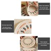 Set of 2 Boho Place Mats, Round Boho Placemats Made