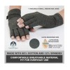 CONEJO MODA Guantes Artritis Reumatoide Térmicos Compresión Alivia Dolor