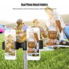 Double Phone Holder Tripod Mount Adapter Horizontal Vertical Shooting with
