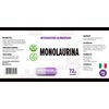 Monolaurin 500mg 120 Vegan Capsules, Laboratory Tested, Non-GMO, No Fillers