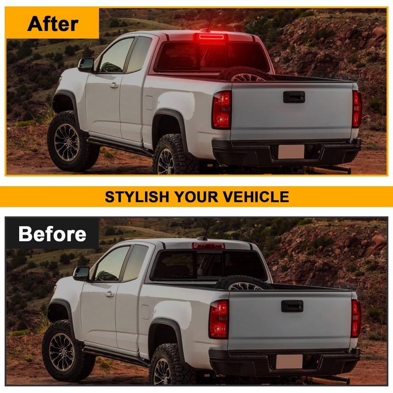 Mynoway LED 3rd Third Brake Light Replacement for Colorado Canyon