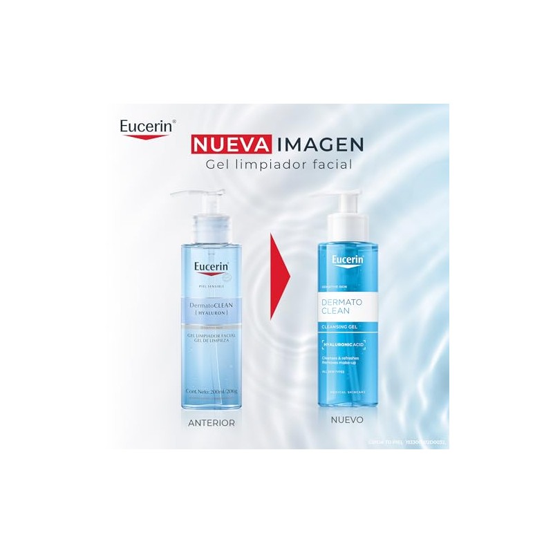 Eucerin Dermatoclean Gel Limpiador Facial 200Ml