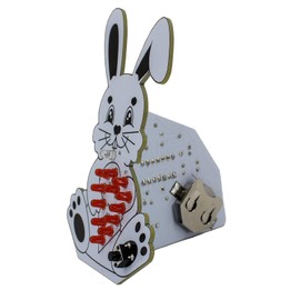 Soldering Kit Easter Bunny with Luminous Heart