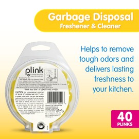 Plink Garbage Disposer Freshener and Cleaner Sink Disposal Odor Eliminator Eas