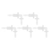 HEROFFIX 5 Pcs Aquarium Plastic Hose Barb Fitting 3/32" Hose
