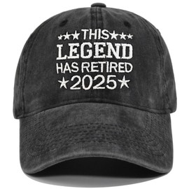 Lutto Retired Hat 2025, Retirement Gifts for Men, Adjustabl Retirement Hat for Going Away Leaving Farewell Gifts for Coworkers