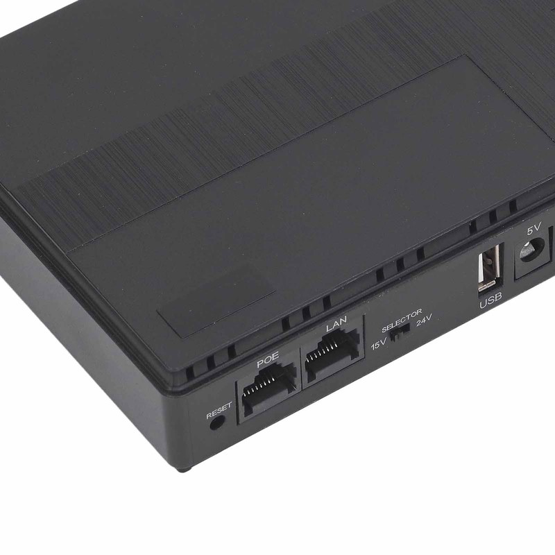 UPS Battery Backup 10400mAh 5V 9V 12V 2A POE 15V