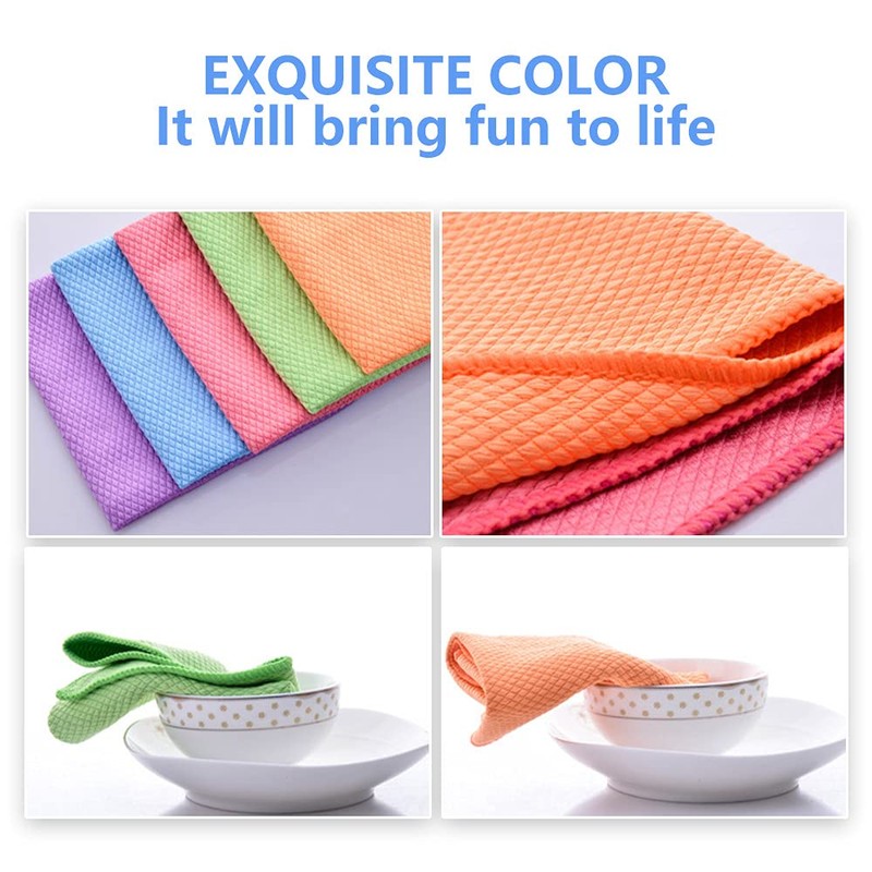 10 Pcs Effortless Clean Nanoscale Cloth 40 x 30cm Lint