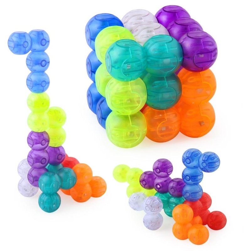 Magnetic Balls Building Blocks DIY Magnetic Sphere Balls with 54Pcs