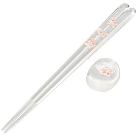 Komori Resin Diamond Cut Chopsticks & Chopsticks Rest Set, Sunflower