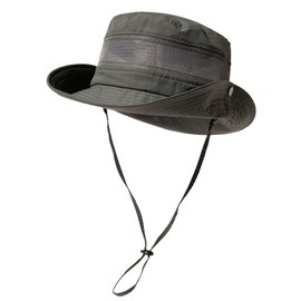 TOP-EX XL/XXL Sun Hat for Men and Women UPF 50 - Wide Brim, Waterproof, Breathable and Adjustable for Summer, Fishing, Hiking, Safari - Lightweight and Small Packable Bucket Hat, 94604_dark grey