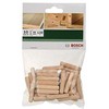 Bosch 120 x Wooden Dowels 10 x 40 mm