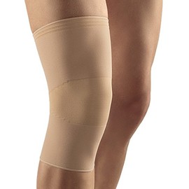 Bort Activecolor Knee Support, undersleeve, Knee Brace Compression Sleeve, Elastic Support, Tendonitis Pain, Arthritis, Sport Knee Support Sleeve for Joint Pain Zippered Storage Pouch (Beige, XLarge)