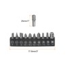 QUARKZMAN 10 in 1 Screwdriver Bit Set 1/4 Inch Hex