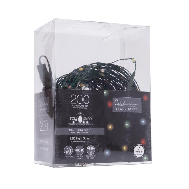 Celebrations Xmas LGT LED Multi 200C