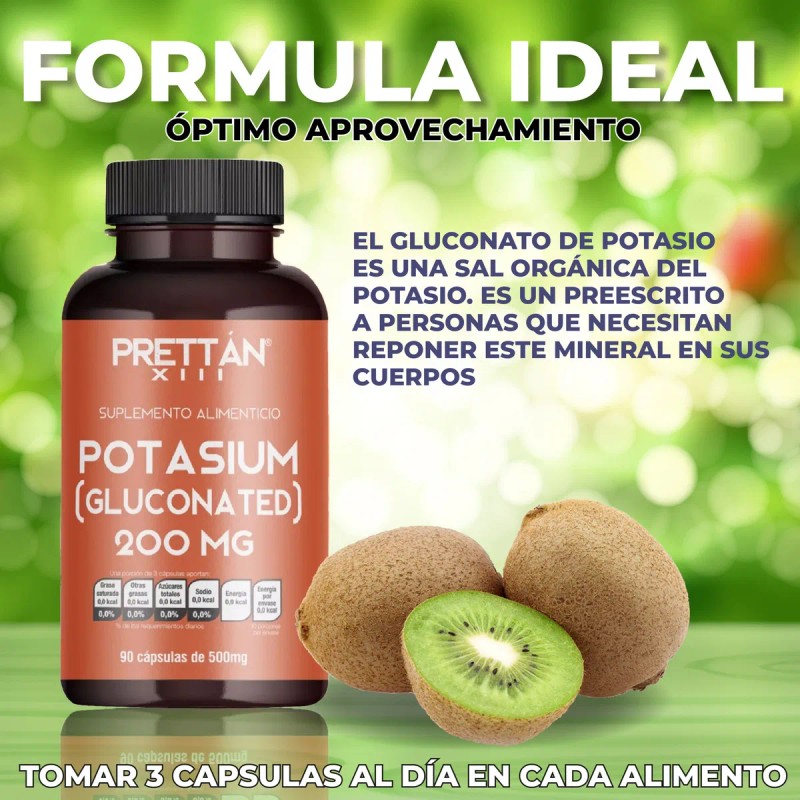 Suplemento en cápsula Prettan XIII Nutrition Series Proteínas de Gluconato