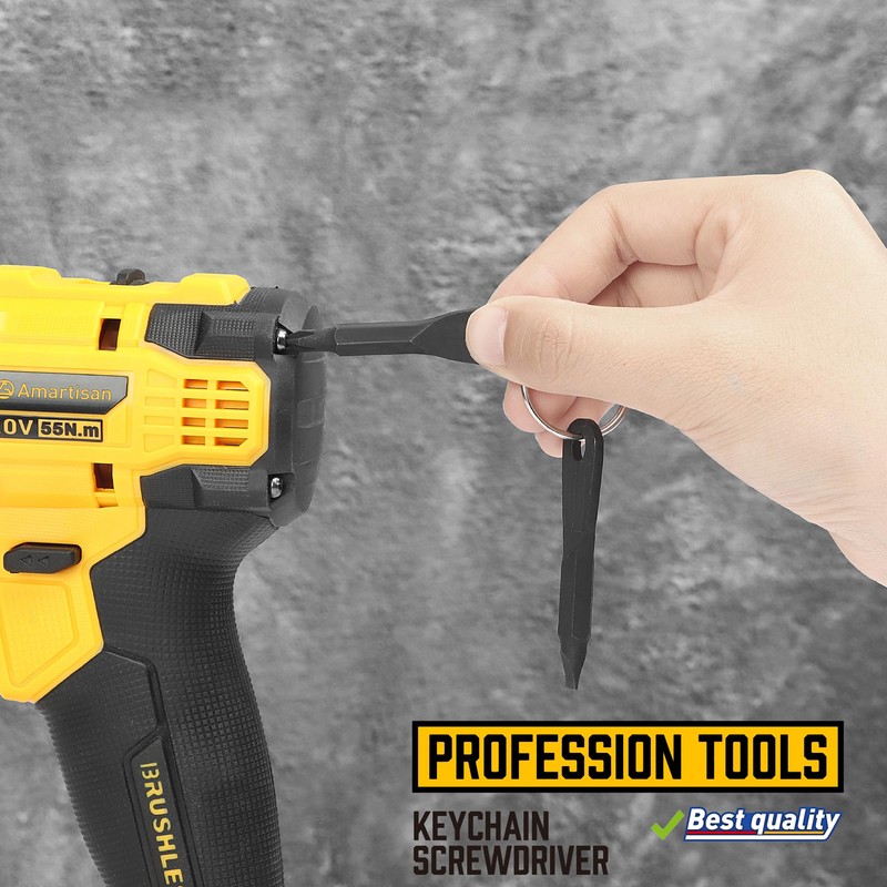 Amartisan 10-Piece Magnetic Screwdrivers Set, 5 Phillips and 5 Slotted