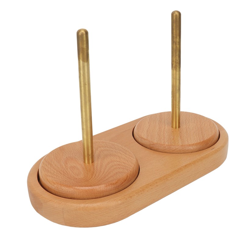 Double Yarn Holder Detachable Rotatable Large Capacity Yarn Ball Stand