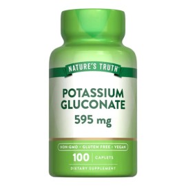 Nature Truth Gluconato Potasio 100 Tabletas Suplemento Mineral
