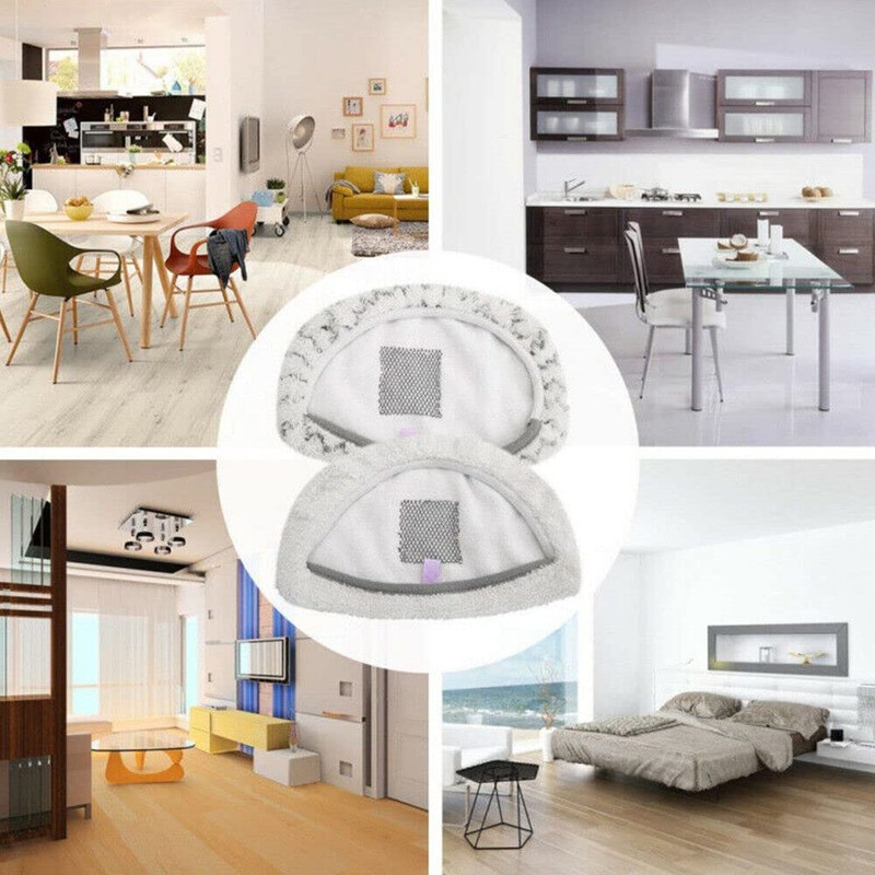 2X Replacement Steam Mop Pads for Bissell Powerfresh Steam Mop