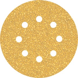 Bosch Professional EXPERT C470 Sandpaper for 50x Random Orbital Sanders 8 Holes (Painted Wood, Hardwood, Disc Diameter 125 mm, Granular#40, Accessory Random Orbital Sander)