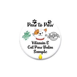 Paw to Paw Cat Paw Butter Sample (15ml) Natural Lick Safe cat nose balm protector, softens & protects a rough paw