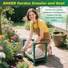 Saker Garden Kneeler and Seat Foldable Gardening Stool with Extendable
