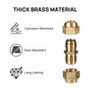 TURBRO Copper Pipe Joint Connectors for Air Conditioner Tube Extension,