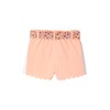 Vertbaudet Baby Muslin Shorts with Flower Belt, apricot