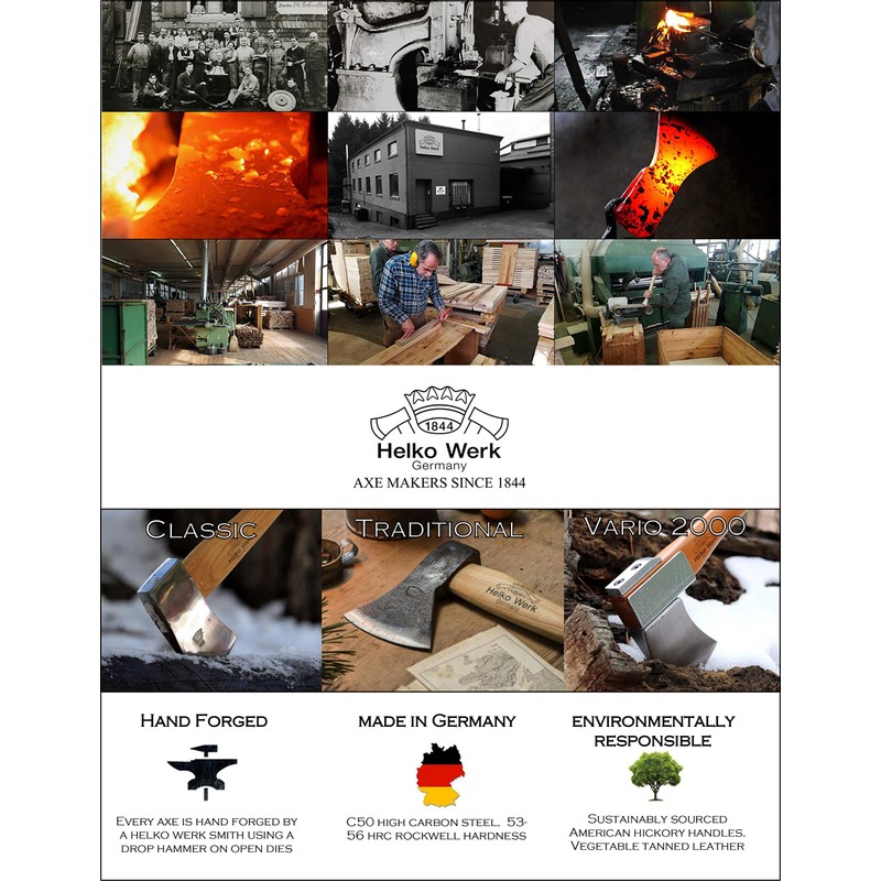 Helko Werk Dual Grit Axe Sharpening Stone - Axe Sharpener,