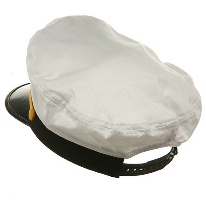 Broner Ajustable Capitán Yacht Cap Talla única Snap Back, Blanco