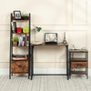FurnitureR Folding Writing Desk, 31.5 Inches Foldable Home Office Desk,