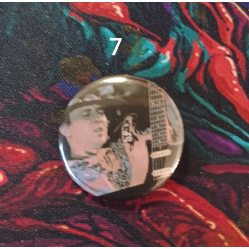 STEVIE RAY VAUGHAN 1" Buttons- Choose Your Button- Blues Rock