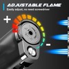 LcFun Butane Lighter 1 Pack Triple Jet Flame Torch Lighters
