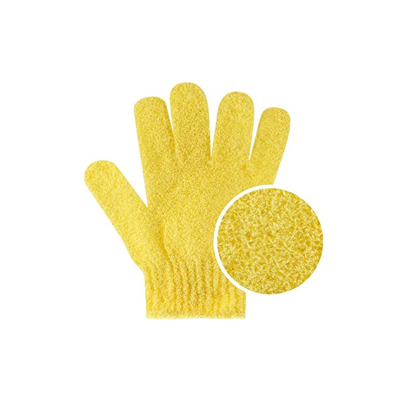 Btyms Pcs Shower Exfoliating Gloves Hand Glove Body Scrubber Loofah