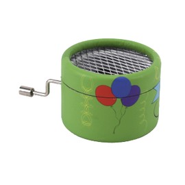 Voggenreiter Music box 1285 "Happy Birthday", high-quality music box with quality musical mechanism and hand crank, robust and child-friendly housing