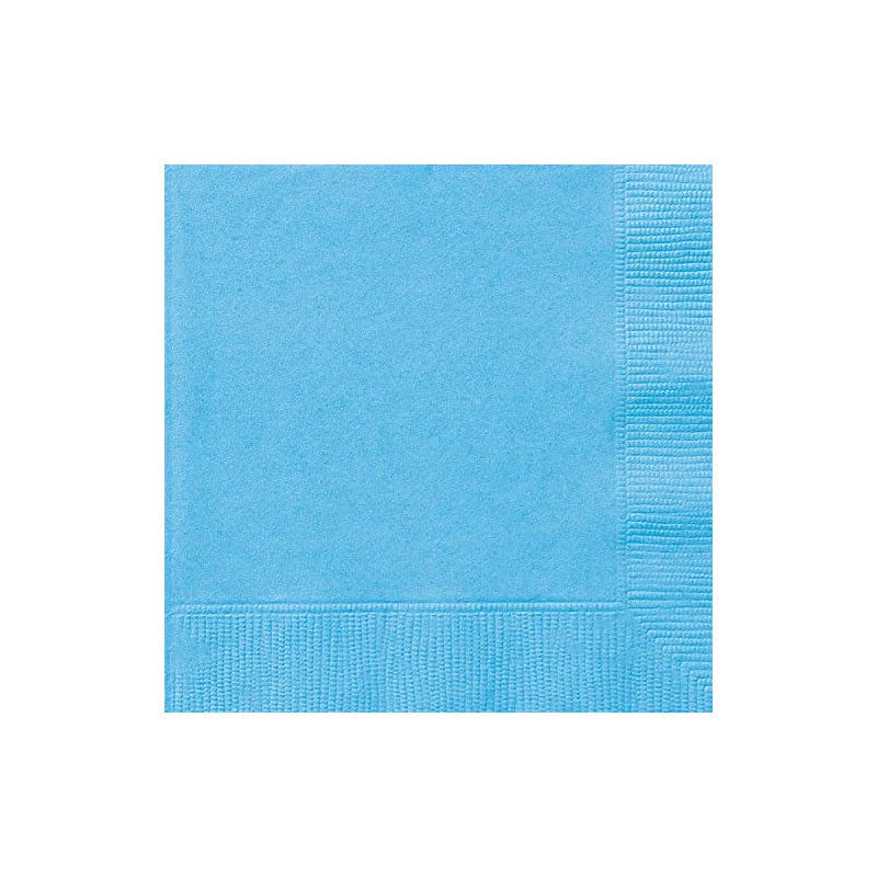 Powder Blue Solid Luncheon Napkins - (Pack of 20) -