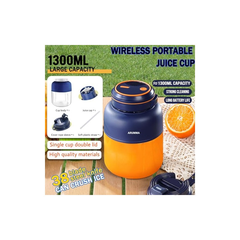 ARUMMA Portable Juice Cup Blender for Smoothies and Shakes