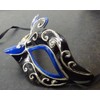 QUALITY BLACK BLUE & SILVER THEATRICAL MUSICAL NOTES / SCRIPT