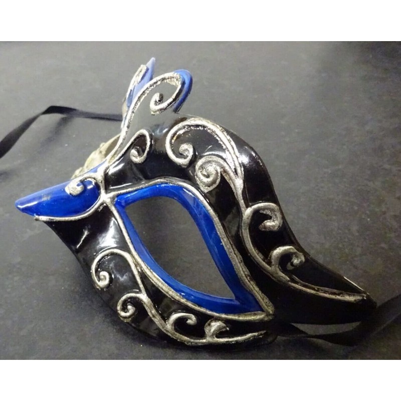 QUALITY BLACK BLUE & SILVER THEATRICAL MUSICAL NOTES / SCRIPT