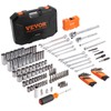 VEVOR Mechanics Tool Set and Socket Set, 1/4" and 3/8"