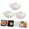 GRIRIW Cherry Blossom Petal Plate 6pc Set of Ceramic Sauce