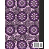  Sketchbook: Animal Print Mandala (Purple) 8x10 - BLANK JOURNAL