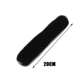 2 Pcs Donut Hair Bun Maker Roll Tool Hair Ring Doughnut Hair Bun Maker DIY Hair Foam Ring Shaper Snap Hair Roll Bun Tool Magic Hair Styling Tool for Women