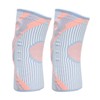 1 Pair Knee Brace Thickened Pads Breathable Mesh Silicone Spring