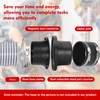 4" & 2.5"Magnetic Dust Collection Fittings for Dust Collectors, 14-Piece