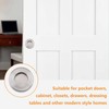 MOROBOR Round Finger Pull, 8pcs Stainless Steel Sliding Barn Door